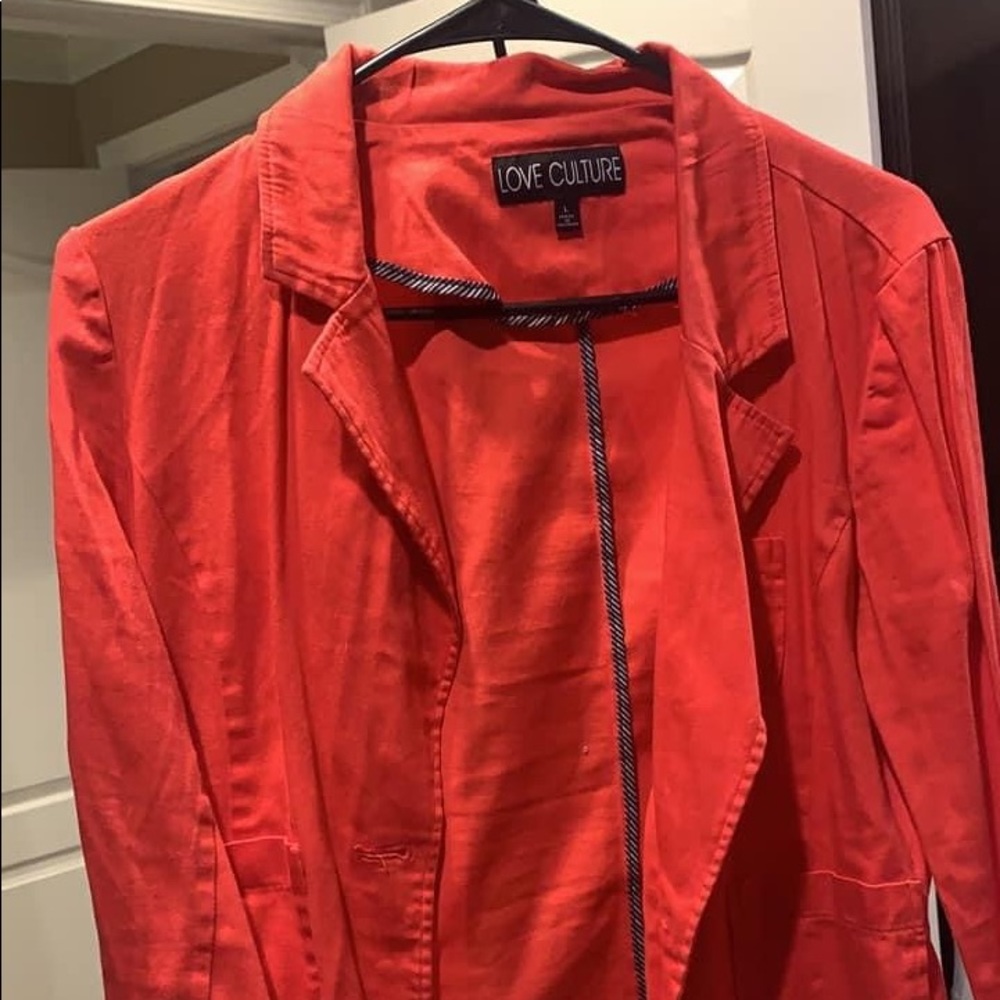Pink blazer